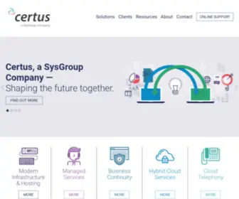 Certusit.com(Certus Technology Group) Screenshot