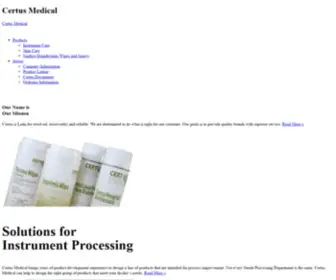 Certusmedical.com(Certus Medical) Screenshot