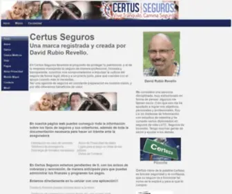 Certusseguros.com(Página) Screenshot