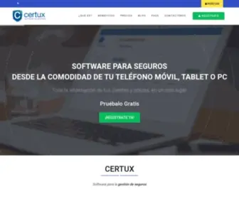 Certux.co(Software para Agentes de Seguros) Screenshot