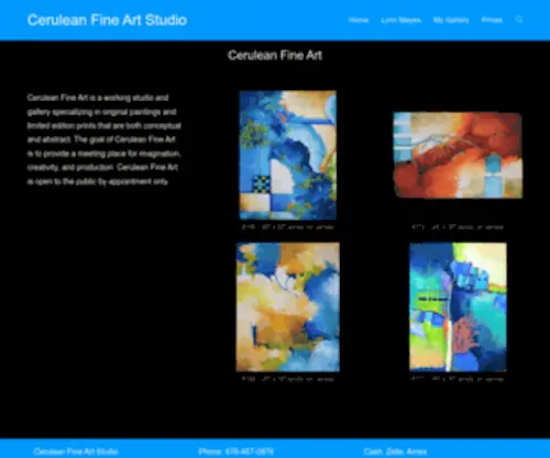 Ceruleanfineart.com(Cerulean Fine Art) Screenshot