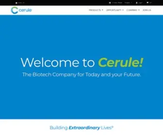 Cerule.com(Pioneers in stem cell support. Cerule) Screenshot