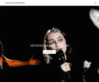 Cerveauxnondisponibles.net(Page d’accueil) Screenshot