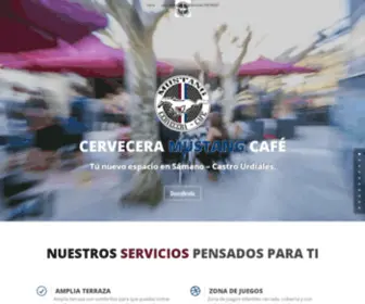 Cerveceramustang.es(Cervecera Castro Urdiales) Screenshot