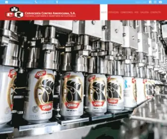 Cerveceriacentroamericana.com(Cervecer) Screenshot