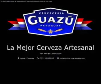 Cerveceriaguazu.com(Cerveceria) Screenshot