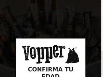 Cerveceriavopper.com(Cervecería vopper) Screenshot