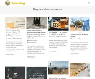 Cervecing.es(Blog de cultura cervecera) Screenshot