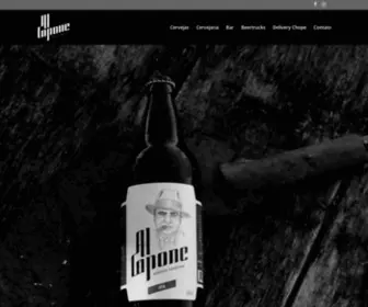 Cervejaalcapone.com(Al Capone Cervejaria Local) Screenshot