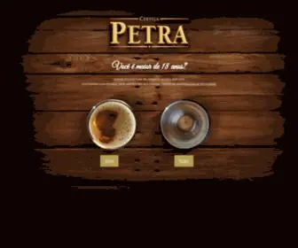 Cervejapetra.com.br(Petra Cerveja Premium) Screenshot