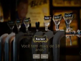 Cervejariabacker.com.br(Cervejaria Backer) Screenshot