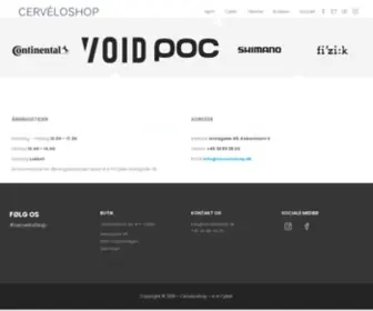 Cerveloshop.dk(Cerveloshop by A) Screenshot
