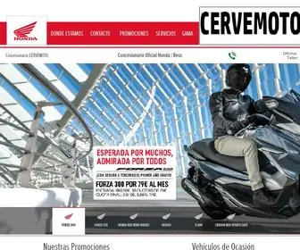 Cervemoto.com(Red de Concesionarios Oficial Honda en Reus) Screenshot