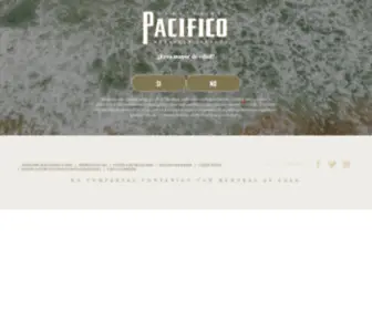 Cervezadelpacifico.com(Un Viaje Al Pacífico) Screenshot