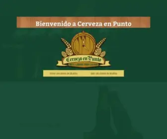 Cervezaenpunto.com(Cerveza en Punto) Screenshot