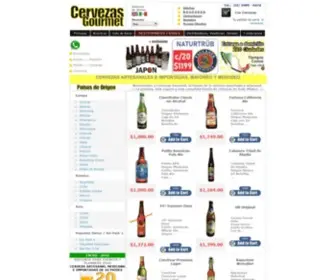 Cervezasgourmet.com(OsCommerce) Screenshot