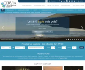 Cerviaturismo.it(Sito turistico Ufficiale di Cervia) Screenshot