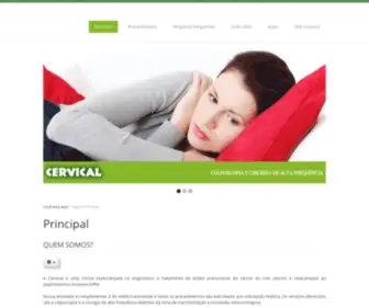 Cervical.com.br(Principal) Screenshot