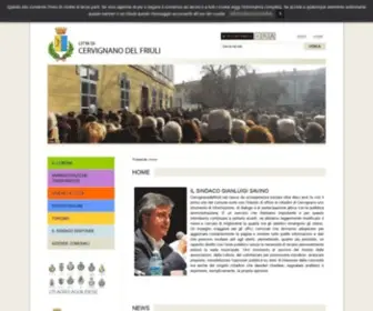 Cervignanodelfriuli.net(Comune di Cervignano // Home) Screenshot