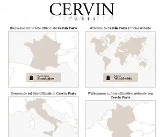 Cervin-Store.com(Cervin Paris) Screenshot