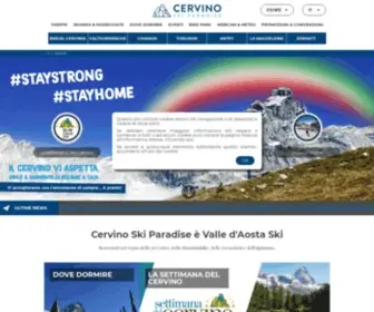 Cervinia.it(Cervino Ski Paradise) Screenshot