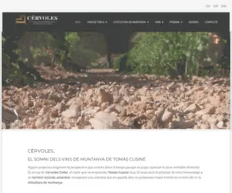 Cervoles.com(Cérvoles) Screenshot