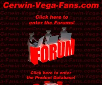 Cerwin-Vega-Fans.com(Cerwin Vega Fans) Screenshot