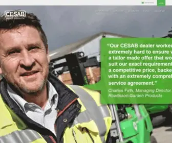 Cesab-Forklifts.co.uk(Cesab Material Handling Europe) Screenshot