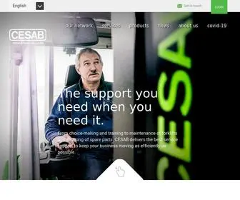 Cesab-Forklifts.eu(Cesab Material Handling Europe) Screenshot