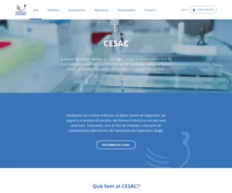 Cesac.cat(Centre de Sanitat Avícola de Catalunya i Aragó) Screenshot