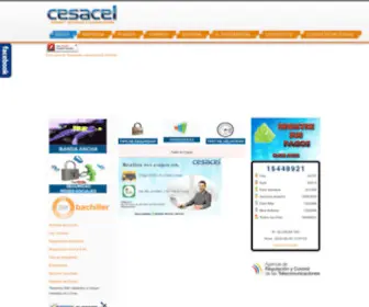 Cesacel.net.ec(Cañar) Screenshot