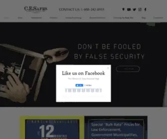 Cesafes.com(CE Safes) Screenshot