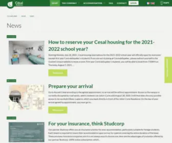 Cesal-Residentiel.fr(Actualités) Screenshot