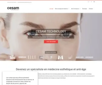 Cesam-Technology.com(âge) Screenshot