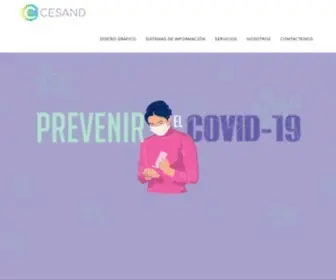 Cesand.net(Asesoría y Diseños Informáticos Cesand) Screenshot