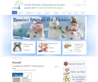 Cesap.asso.fr(Polyhandicapés) Screenshot