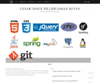 Cesar-Pillihuaman.com(Cesar Josue Pillihuaman Reyes) Screenshot