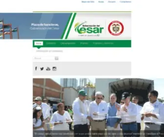 Cesar.gov.co(Gobernación) Screenshot