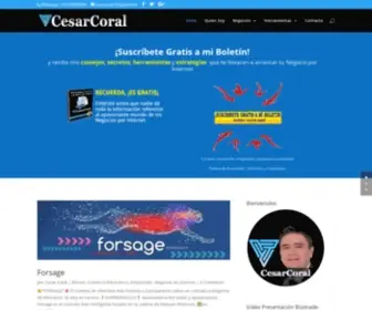 Cesarcoral.com(Cesar Coral) Screenshot