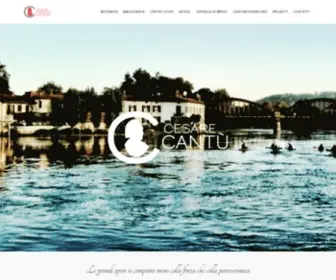 Cesarecantu.it(Cesare Cantù) Screenshot