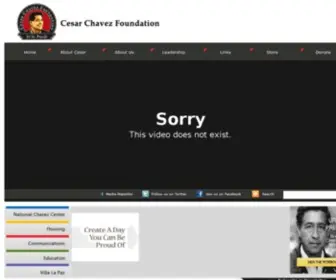 CesarechavezFoundation.org(CESAR CHAVEZ FOUNDATION) Screenshot