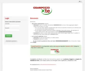 Cesarepozzoperte.it(Società Nazionale di mutuo soccorso Cesare Pozzo) Screenshot