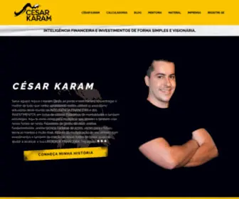 Cesarkaram.com.br(Investidor Certificado CNPI 2357) Screenshot