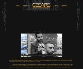 Cesarsbarbershop.com(Cesar's Barber Shop Franklin) Screenshot