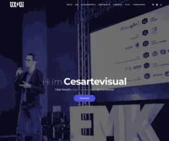 Cesartevisual.com(César) Screenshot