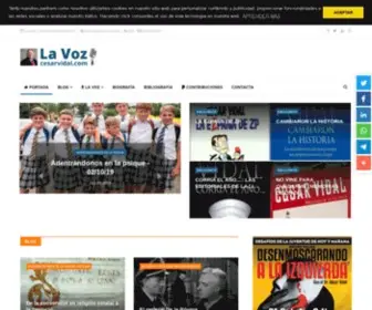 Cesarvidal.com(César Vidal) Screenshot