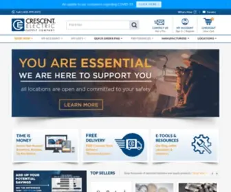 Cesco.com(Crescent Electric Supply Company) Screenshot