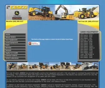 Cescoequip.com(CESCO Equipment) Screenshot