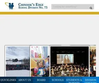 Cesd73.ca(Chinook's Edge School Division) Screenshot