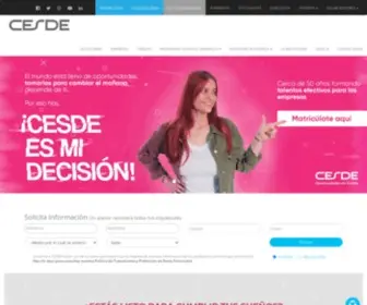 Cesde.edu.co(Formación técnica) Screenshot